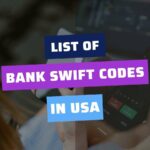 bank swift code in USA BIC code list