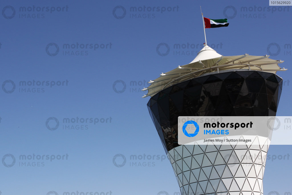 The Shams Tower. Formula One World Championship, Rd 18, Abu Dhabi Grand ...