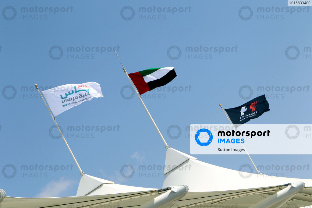 Flags. Formula One World Championship, Rd19, Abu Dhabi Grand Prix ... image.