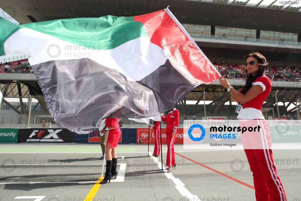 Grid girls. GP2 Asia Series Rd 5, Race 1, Dubai, United Arab Emirates ...