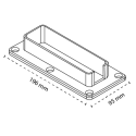 PVC Bracket - 51 x 152mm