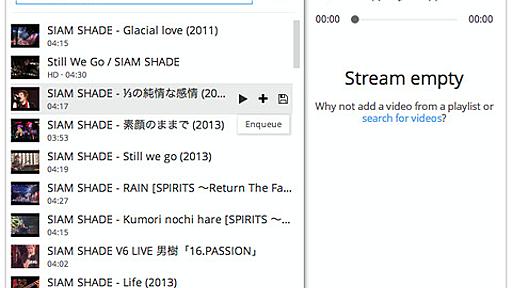 音楽再生に特化したChrome拡張「Streamus」が便利すぎてiTunesから曲を消した : Blog @narumi