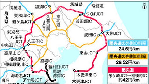 安くして、横横道路　地元・横須賀要望　東名の約２倍：朝日新聞デジタル