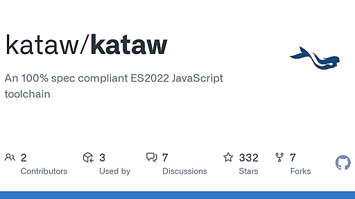 GitHub - kataw/kataw: An 100% spec compliant ES2022 JavaScript toolchain