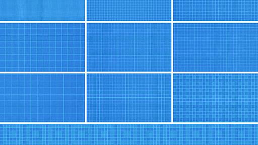 継ぎ目なく使用できる 20種類のシームレスグリッドパターン「20 Seamless Photoshop Grid Patterns」