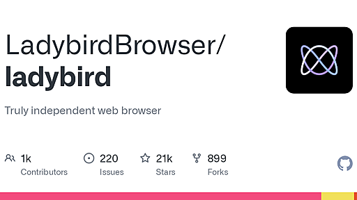 GitHub - LadybirdBrowser/ladybird: Truly independent web browser