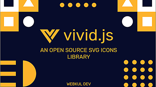 すごい簡単！UIデザイン用のさまざまなSVGアイコンをカスタマイズして利用できるJavaScriptライブラリ -vivid.js