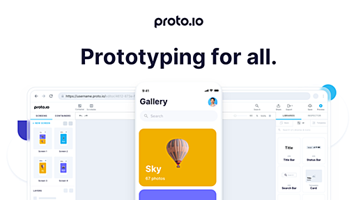 Proto.io - Prototyping for all