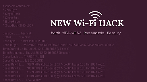 How to Hack WiFi Password Easily Using New Attack On WPA/WPA2