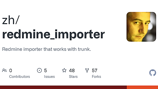 GitHub - zh/redmine_importer: Redmine importer that works with trunk.