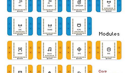 レゴに組み込める超小型コンピュータモジュール「Microduino mCookie」