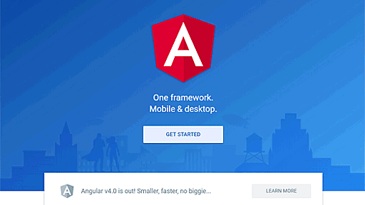 Angular 4が正式リリース、Angular 2から3を飛ばして4。後方互換性を維持してより小さく高速に