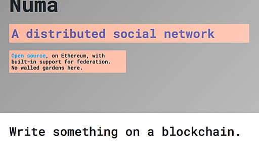 ブロックチェーンSNS「Numa」とは何か？