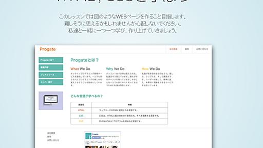 ネットで簡単にプログラミングが勉強できるProgateが凄すぎる件について - タコの卵