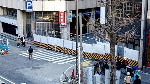 渋谷の駅前が廃道になるようすを見に行く