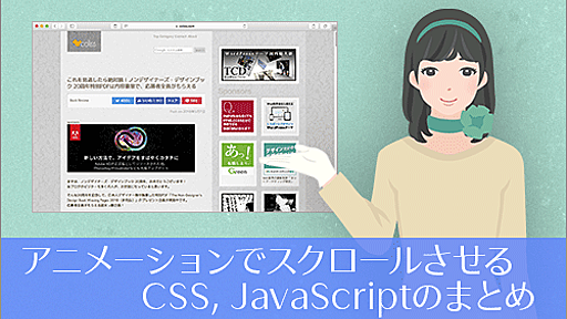 CSSだけでも実装できる！ページ内アンカーやページ上部にアニメーションでスクロールさせるCSS, JavaScriptのまとめ