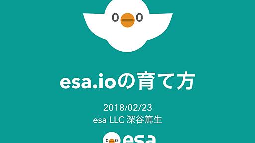 esa.ioの育て方