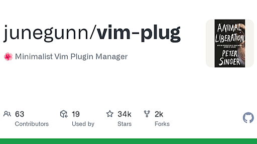 GitHub - junegunn/vim-plug: :hibiscus: Minimalist Vim Plugin Manager