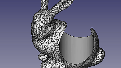 FreeCAD メッシュからソリッドを作成する - XSim