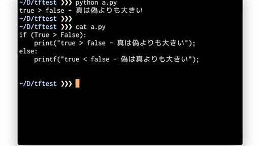 世界のプログラミング言語(29) 真偽型TrueはFalseより大きい？主要言語の歴史と共に比較してみよう