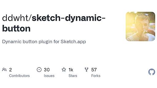 GitHub - ddwht/sketch-dynamic-button: Dynamic button plugin for Sketch.app