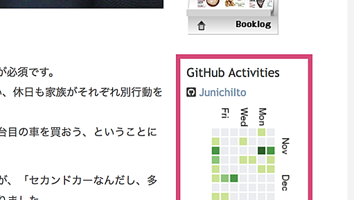 ブログのサイドバーにGitHubの「草」を載せました（その動機と「ブログに草」のススメ） - give IT a try