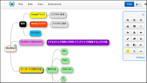 無料でマインドマップを複数人同時編集可能でGoogleドライブにも保存できる「MindMup」