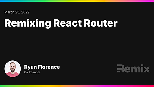 Remixing React Router