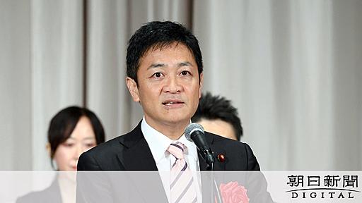 国民民主・玉木氏「立憲と分かれているのは連合が分かれているから」：朝日新聞デジタル