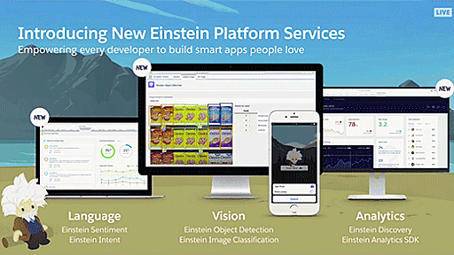 ［速報］画像に写っている商品の型番は？ このクレームの適切な対応部門は？ 文章や画像データから機械学習で教えてくれる「Einstein Platform Services」、セールスフォース・ドットコムが発