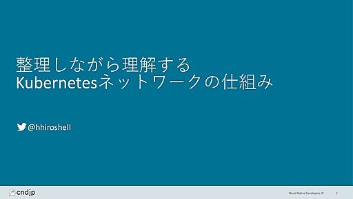 整理しながら理解するKubernetesネットワークの仕組み / Kubernetes Network Fundamentals