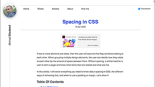 CSSにおけるスペースの与え方、paddingやmarginなどを使った実装テクニックを詳しく解説