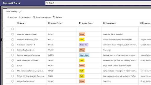 マイクロソフト、「Dataflex」発表。Microsoft Teams向けのローコード向けデータ基盤