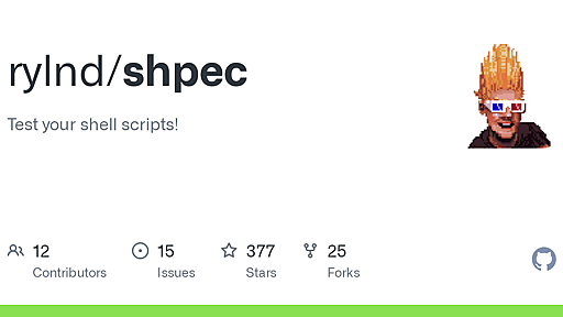 GitHub - rylnd/shpec: Test your shell scripts!
