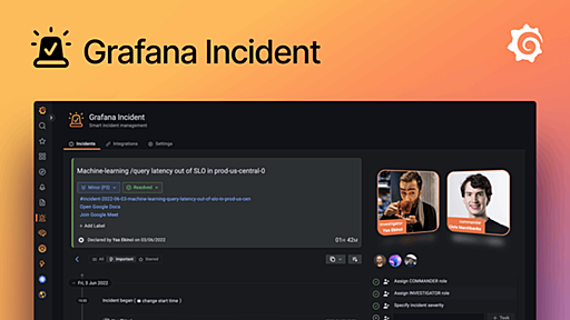 インシデント発生時のチーム対応を支援する「Grafana Incident」、無料でGrafana Cloudが提供。SlackやGitHubなどと連携