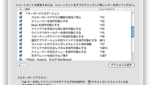 できるだけマウスを使いたくない症候群 - ザリガニが見ていた...。