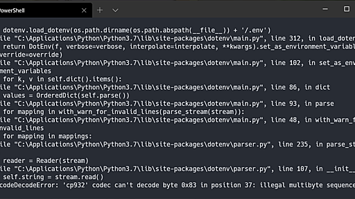 【Windows】黒魔術で Python が CP932 関係で UnicodeDecodeError を出さないように強制する