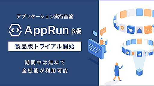 さくらのクラウド、コンテナをサーバレスで実行する「AppRun」製品版トライアルを開始。トライアル中は全機能が無料に