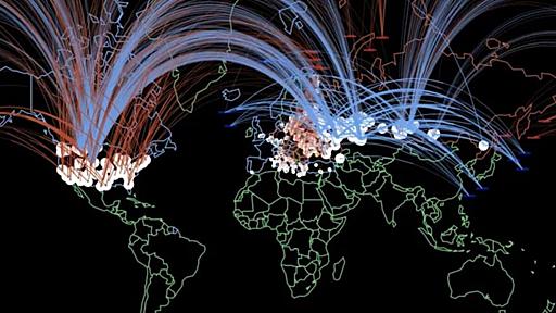 【動画】米ロ全面核戦争シミュレーション