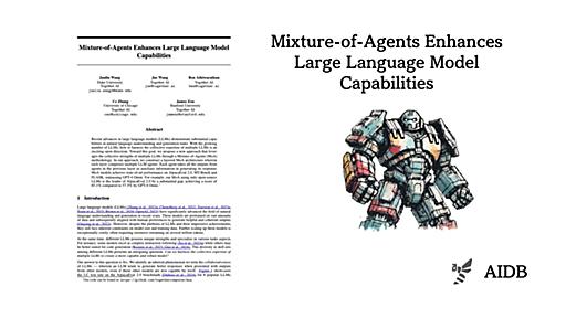 オープンソースモデルでも力を合わせればGPT-4oに匹敵することを示す「Mixture-of-Agents（MoA）」アーキテクチャ | AIDB