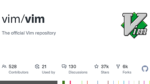 GitHub - vim/vim: The official Vim repository