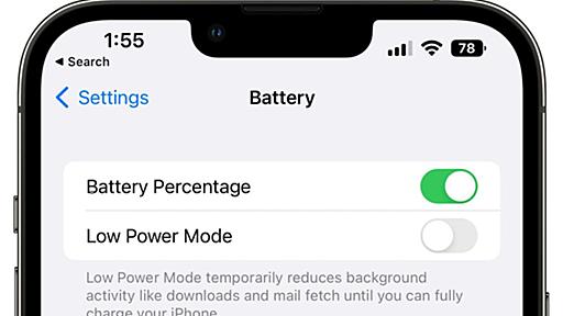 ｢iOS 16｣のステータスバーへのバッテリー残量のパーセンテージ表示機能、Appleが利用出来ないモデルを正式に案内 | 気になる、記になる…