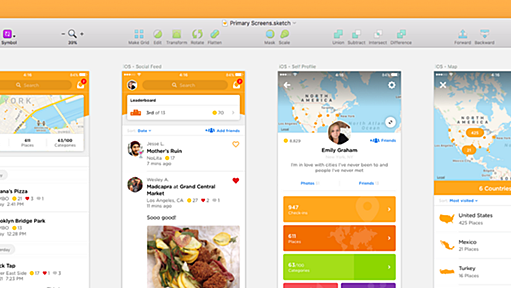 How we designed Foursquare Swarm 5.0