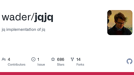GitHub - wader/jqjq: jq implementation of jq