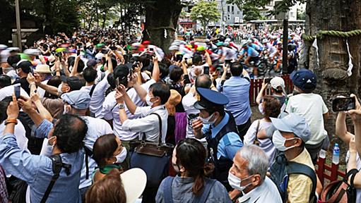 自転車競技、自粛求めたが沿道は密に　橋本会長「ルール徹底を」 | 毎日新聞