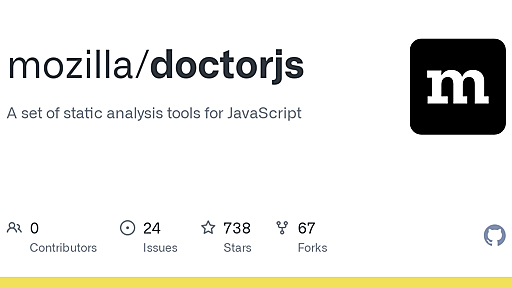 GitHub - mozilla/doctorjs: A set of static analysis tools for JavaScript