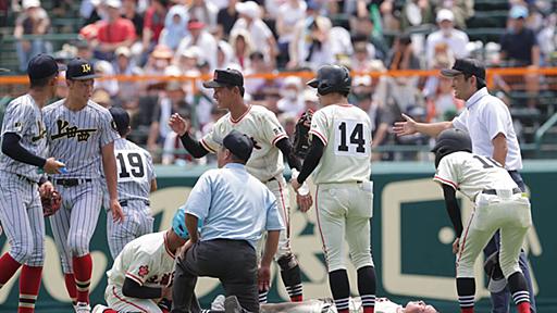 【甲子園】６回に土浦日大、上田西の両チームの選手が動けなくなりベンチに運ばれる　今大会から暑熱対策を実施 - スポーツ報知