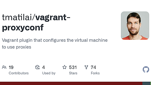 GitHub - tmatilai/vagrant-proxyconf: Vagrant plugin that configures the virtual machine to use proxies