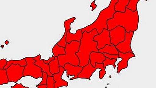 日本地図で「これまで“気温37度以上”を観測した都道府県」を赤く塗ったら……　唯一の“意外な空白県”に「マジかよ」「転勤したい」