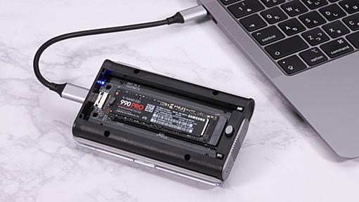 本物のUSB4対応SSD外付けケースが登場したので、いろいろな環境で速度が出るのか試してみた[Sponsored]